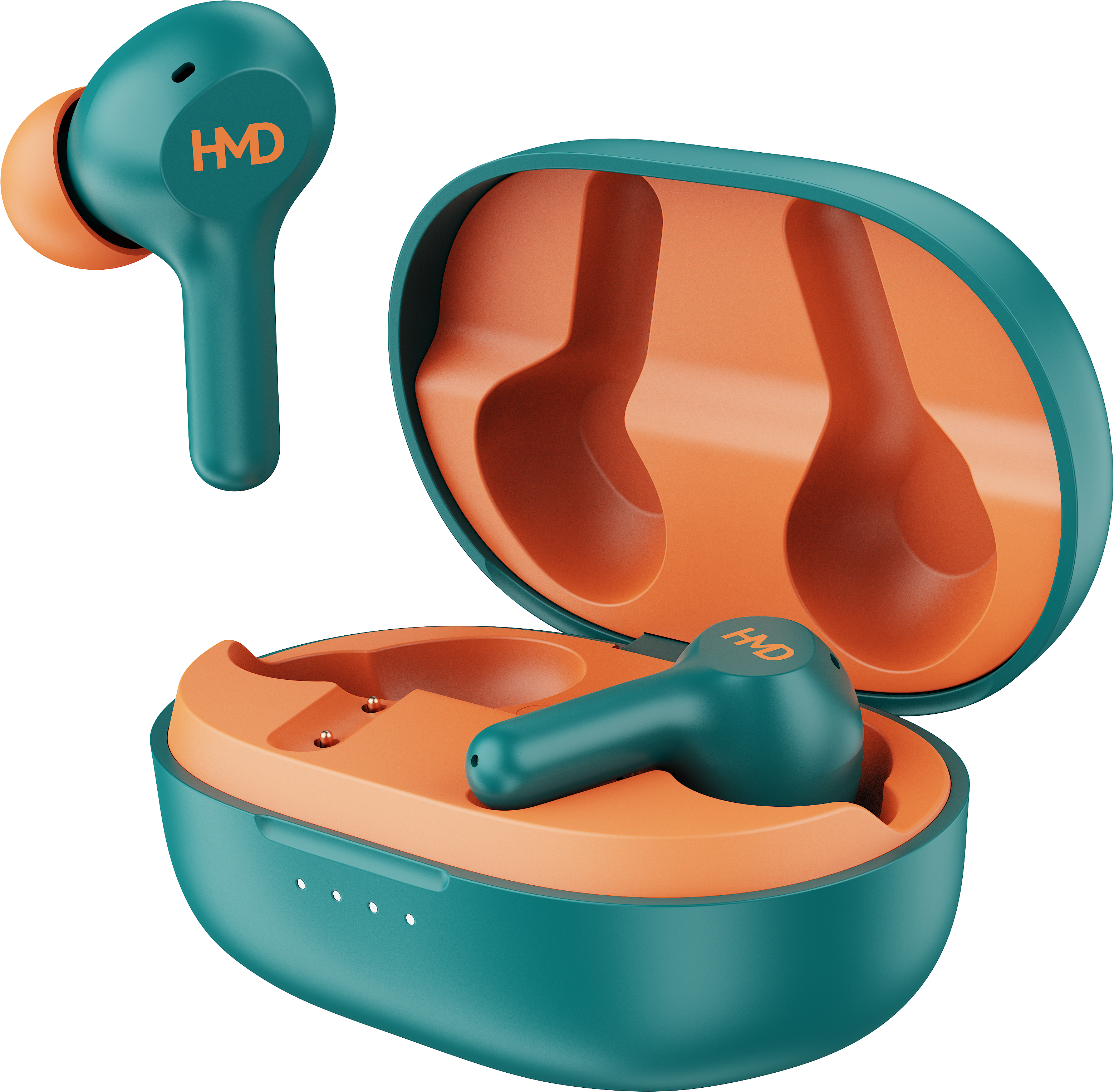Синій HMD DUB P50 from Front and Back