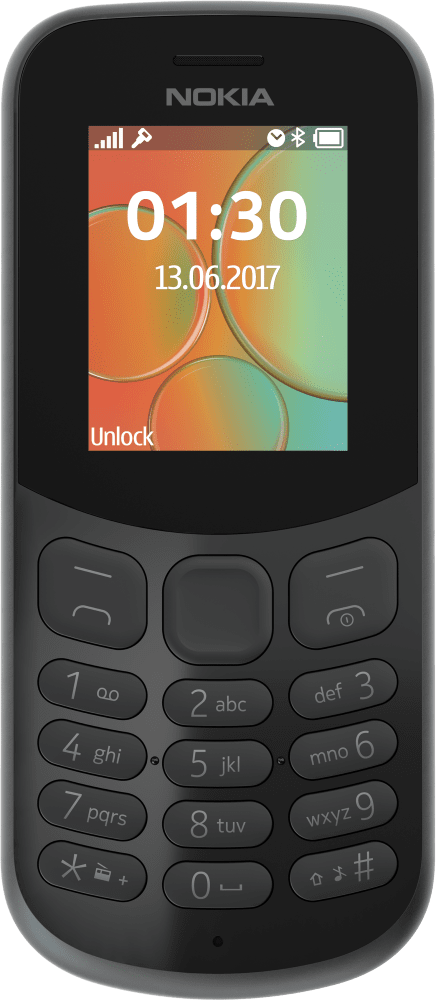 Enlarge Чорний Nokia 130 from Front