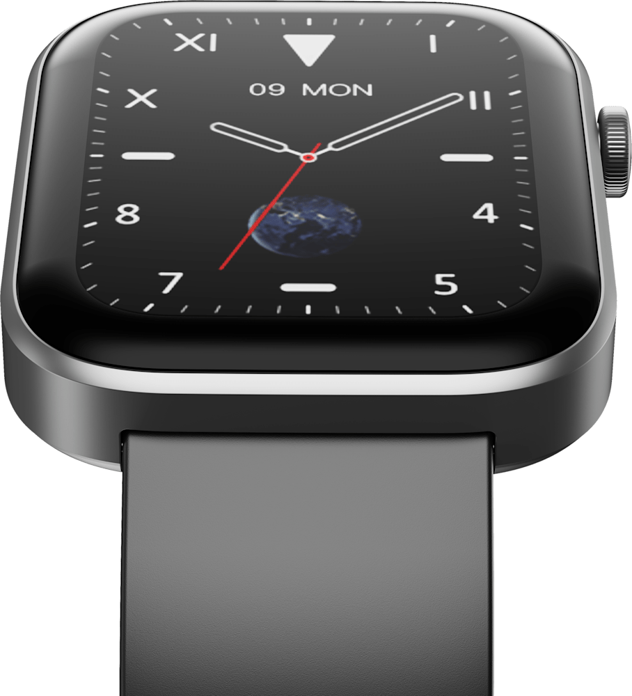 أسود HMD WATCH P1 SMARTWATCH from Front