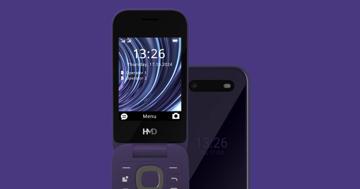 AtFoliX Hybrid Glass Panzerfolie Für HMD 2660 Flip - 9H Kratzschutz Made In Germany