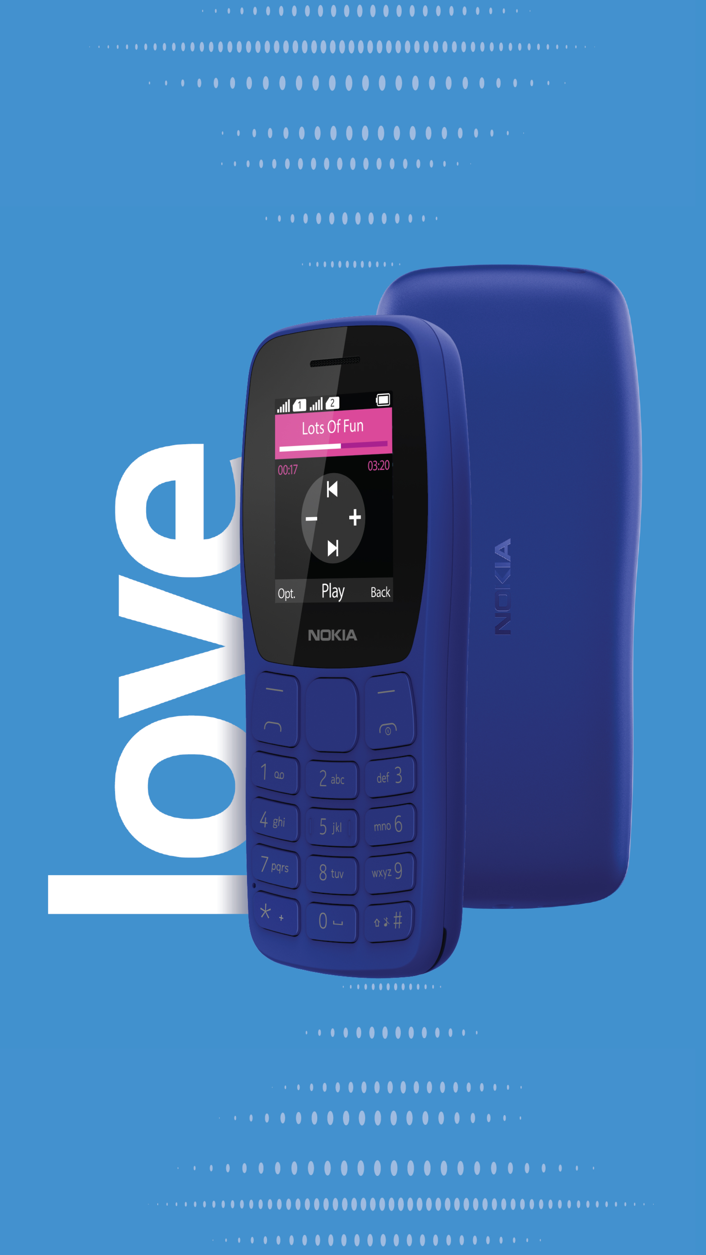Nokia 105 Dual SIM, White at Rs 1149, New Items in Goalpara