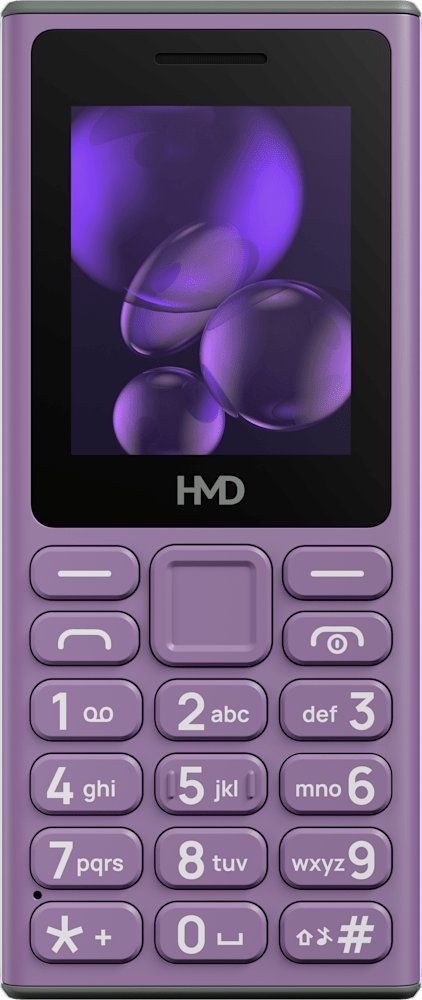 Purple HMD 105 from Front