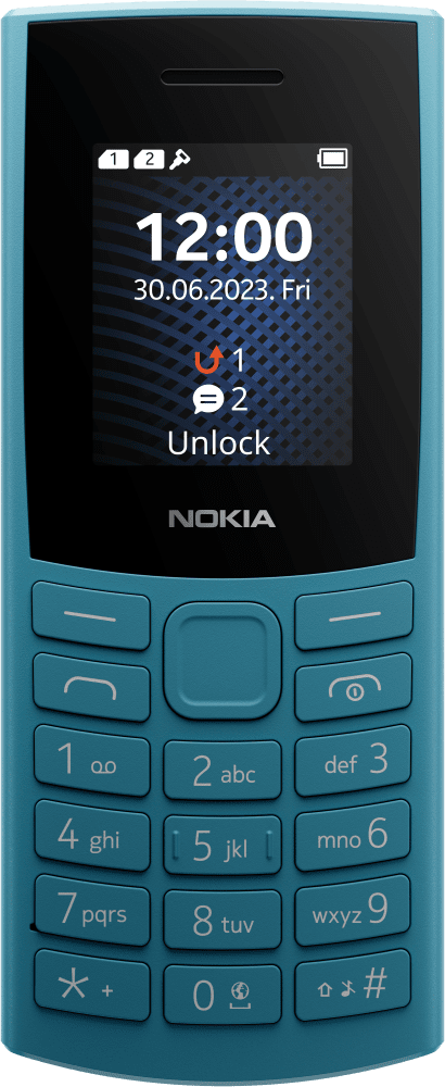 Enlarge Azul oscuro Nokia 105 4G (2023) from Front