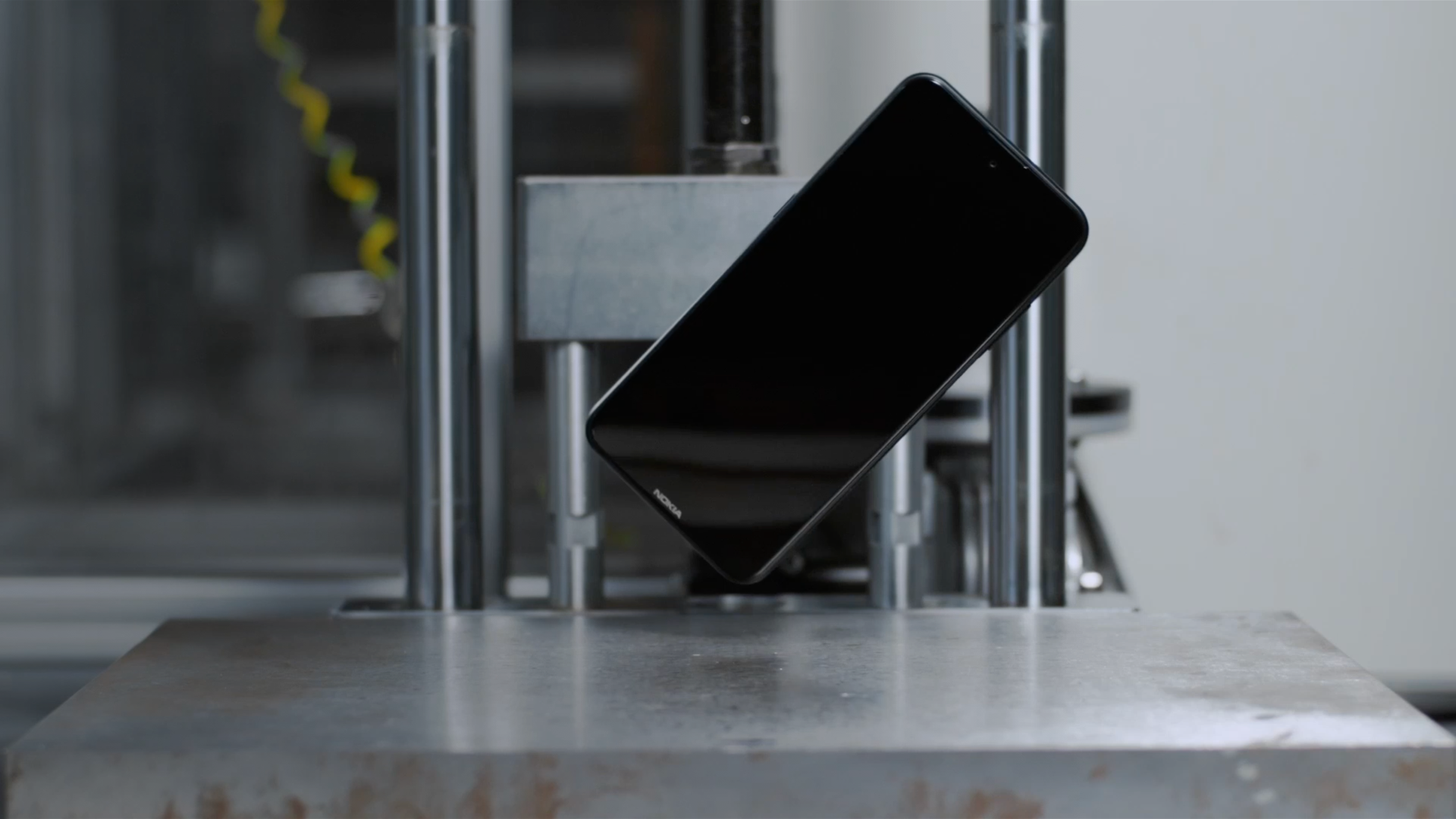 A Nokia smartphone in product testing