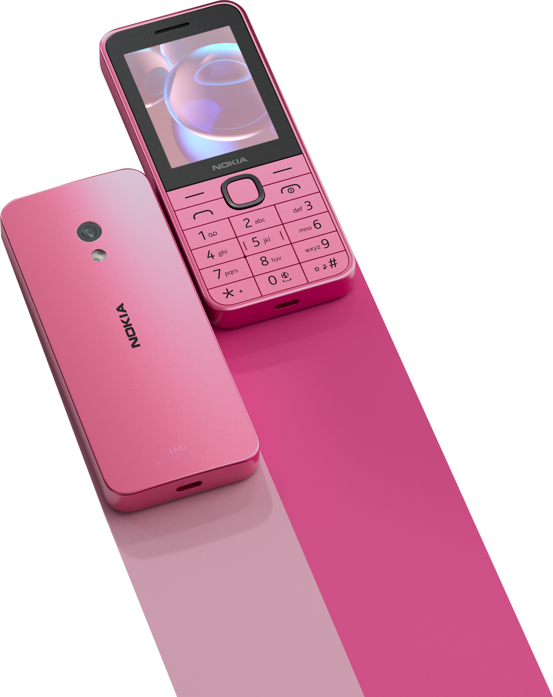 Nokia 225 4G (2024) feature phone in Pink