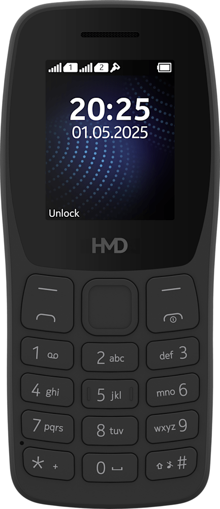 Charcoal HMD 105 Pure from Front