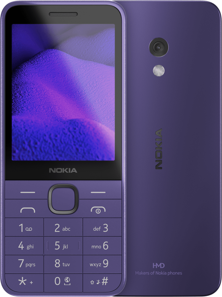 Enlarge Пурпуровий NOKIA 235 from Front and Back