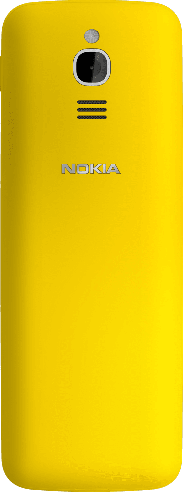 Enlarge 黄色 Nokia 8110 4G from Back