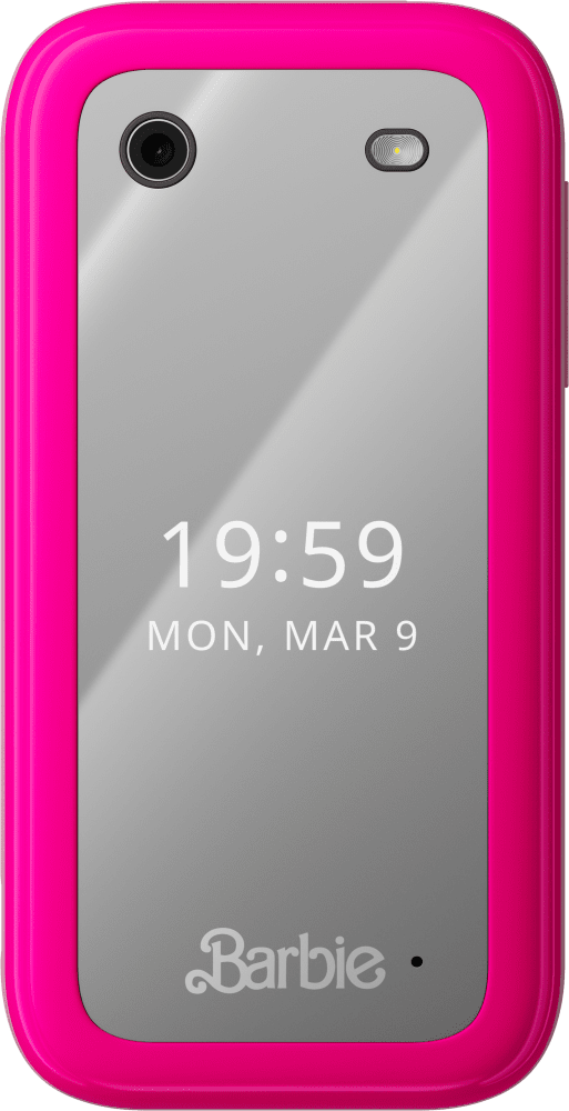 Power Pink HMD Barbie™ Phone von Vorderseite vergrößern