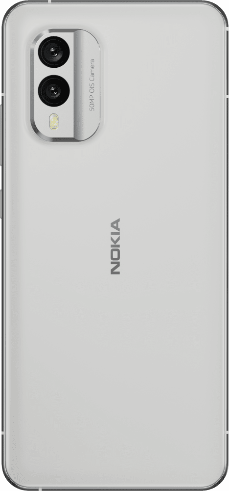 Enlarge Ice White Nokia X30 5G from Back