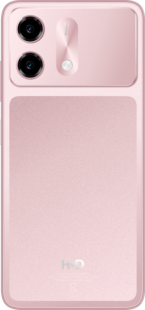 Peach Pink HMD Vibe2 5G from Back