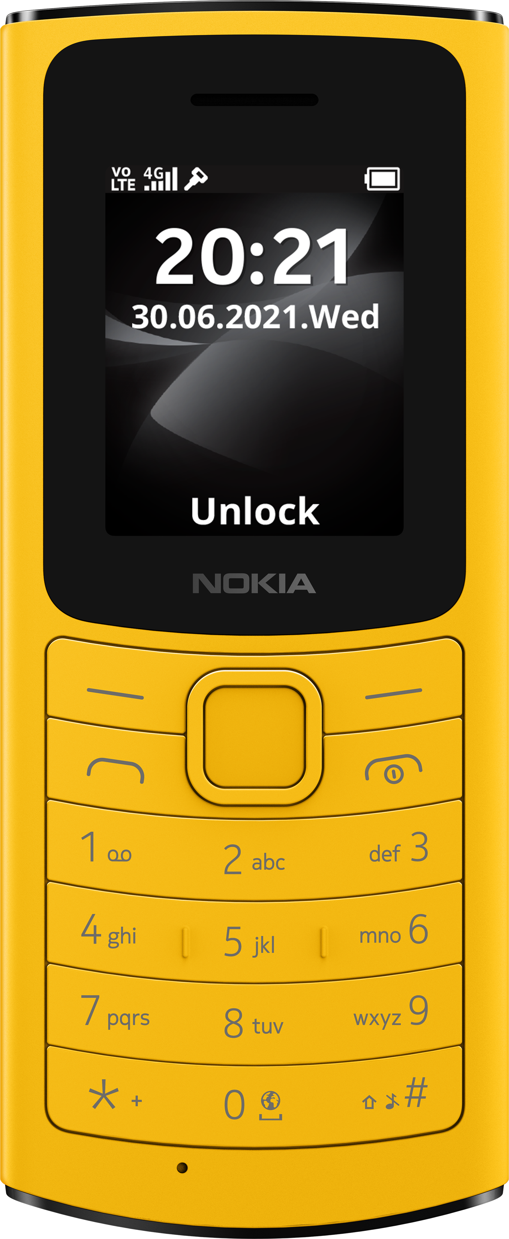 Nokia 110 4G with Volte HD Calls, Up to 32GB External Memory, FM Radio (