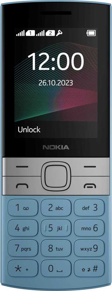 Enlarge أزرق مائل للأخضر Nokia 150 (2023) from Front