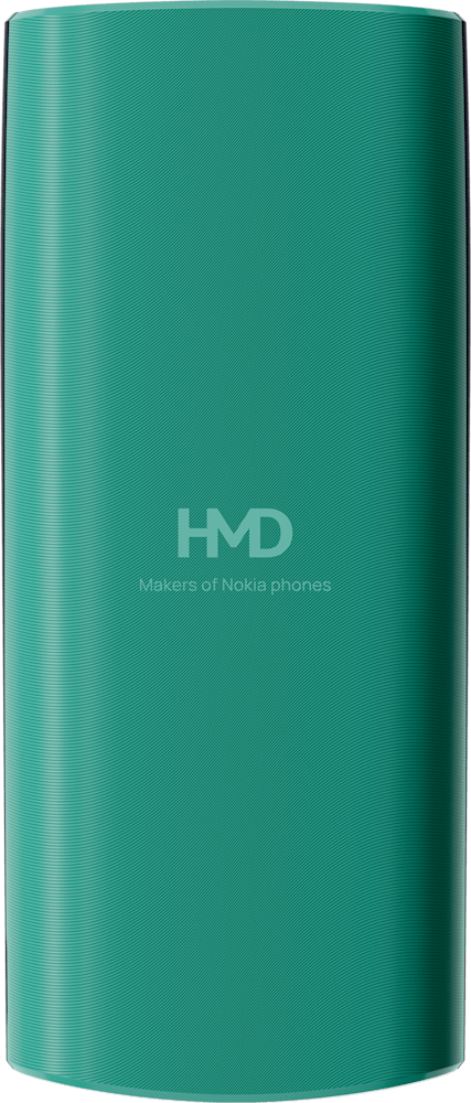 Emerald Green Nokia 106 (2023) from Back