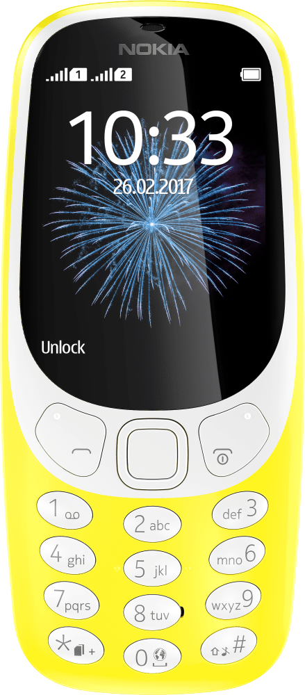 Enlarge Gul Nokia 3310 from Front