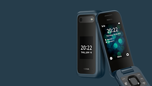 Nokia 2660 Flip 4G with 1-year replacement guarantee