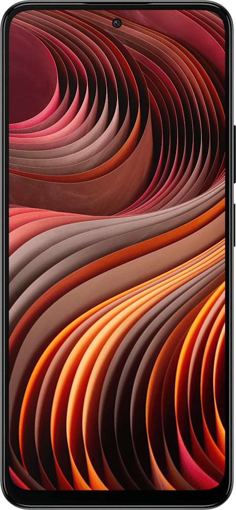 Black HMD Vibe 5G from Front