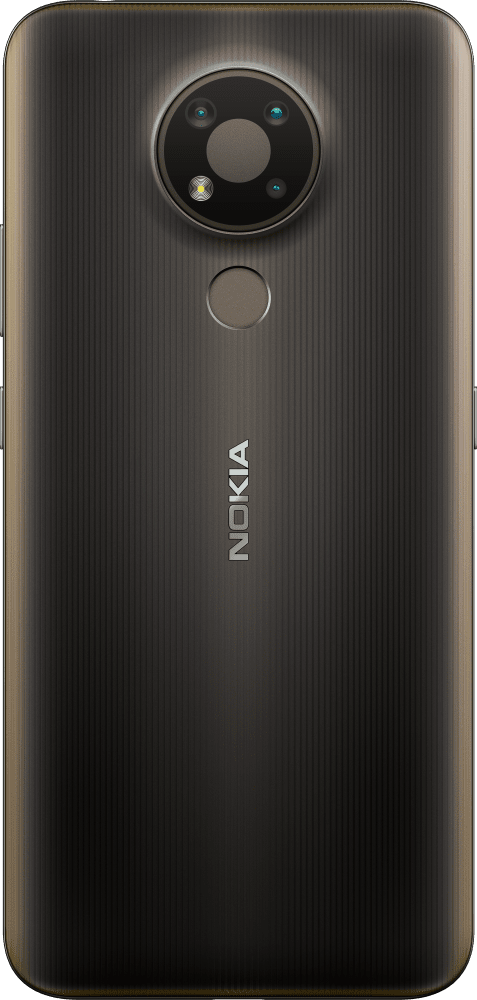Vergroot Charcoal Nokia 3.4 van Achterzijde