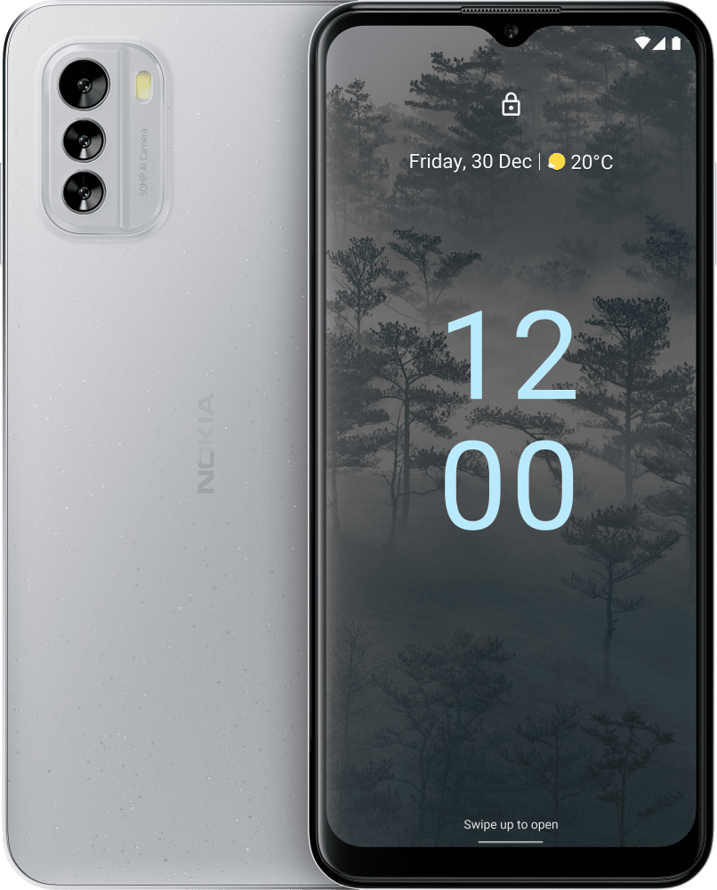 Enlarge Ice Nokia G60 5G from Front and Back