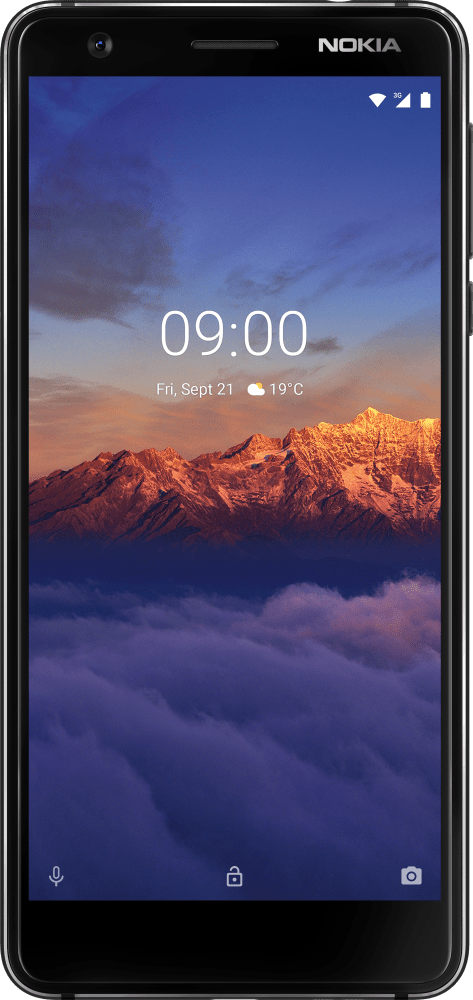 Enlarge Crna boja Nokia 3.1 from Front