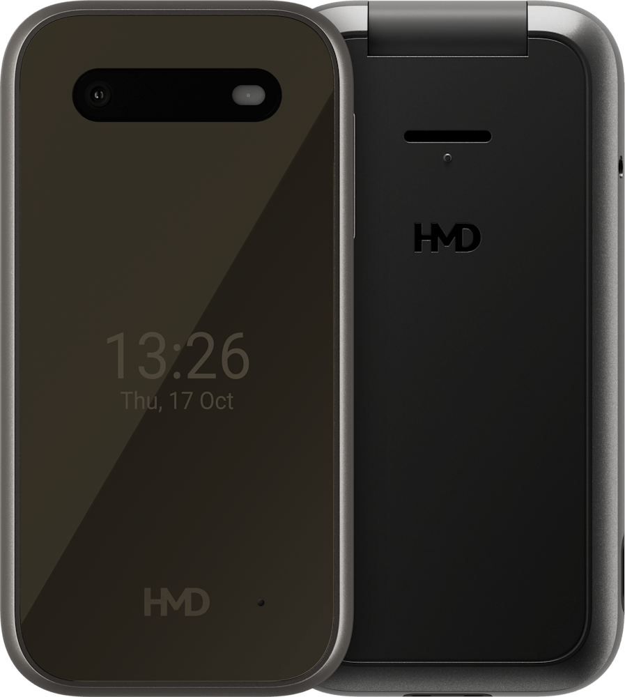 Black HMD 2660 Flip from Front and Back