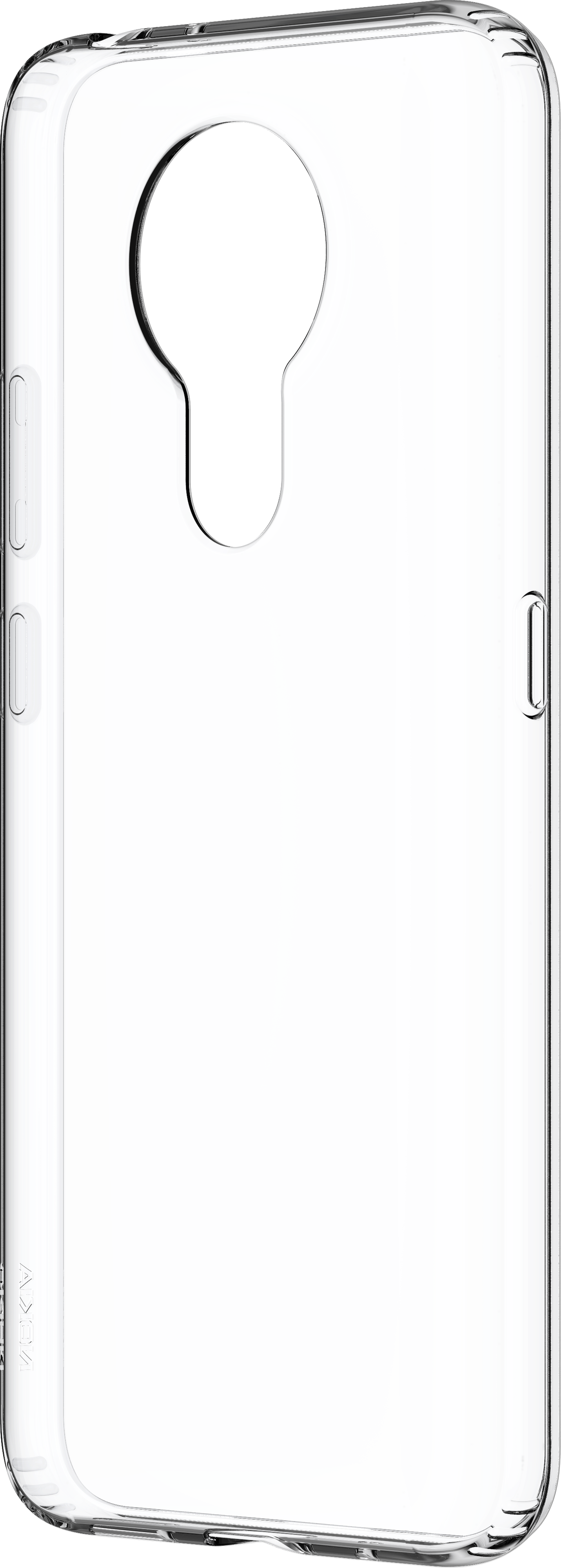 Transparent Nokia 3.4 clear case from Back