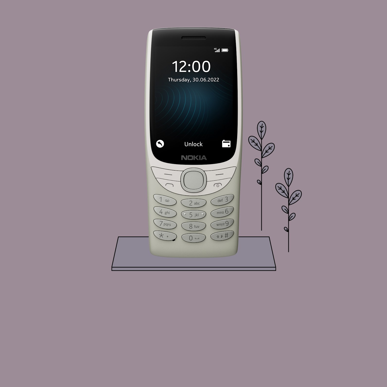 Nokia 8210 4G classic feature phone