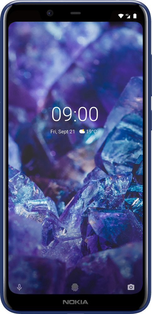 Enlarge Син Nokia 5.1 Plus from Front