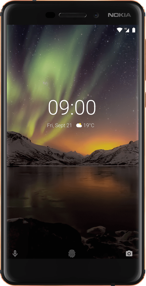 Enlarge أسود Nokia 6.1 from Front