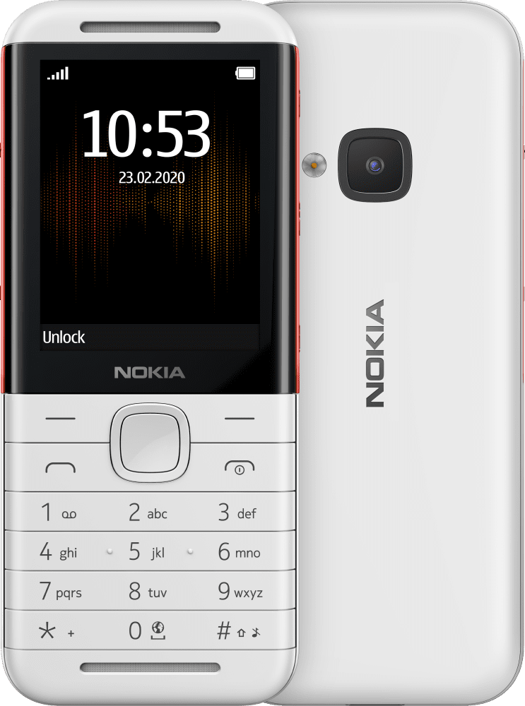 Enlarge Putih Nokia 5310 from Front and Back