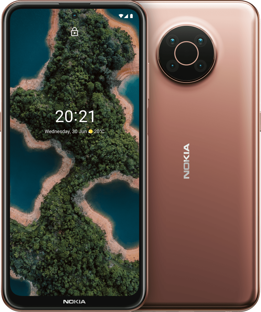 Enlarge شمس منتصف الليل Nokia X20 from Front and Back