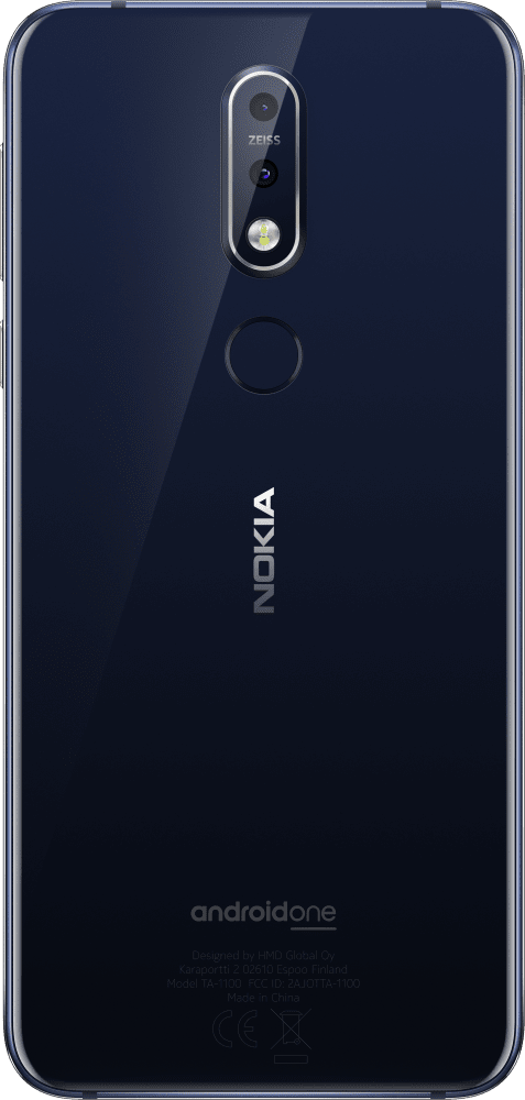 Enlarge כחול Nokia 7.1 from Back