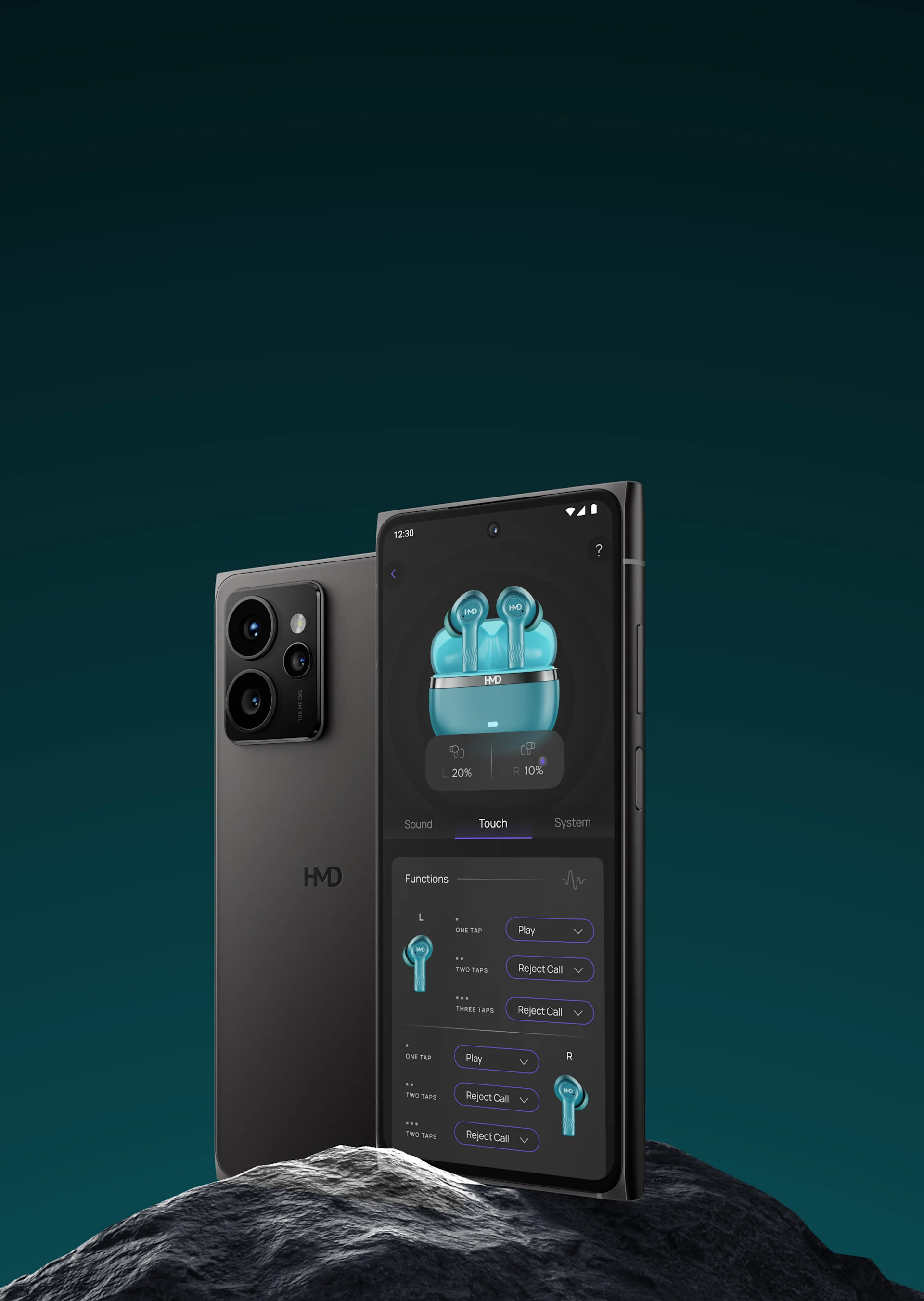 Control your experience with the HMD DUB Audio app