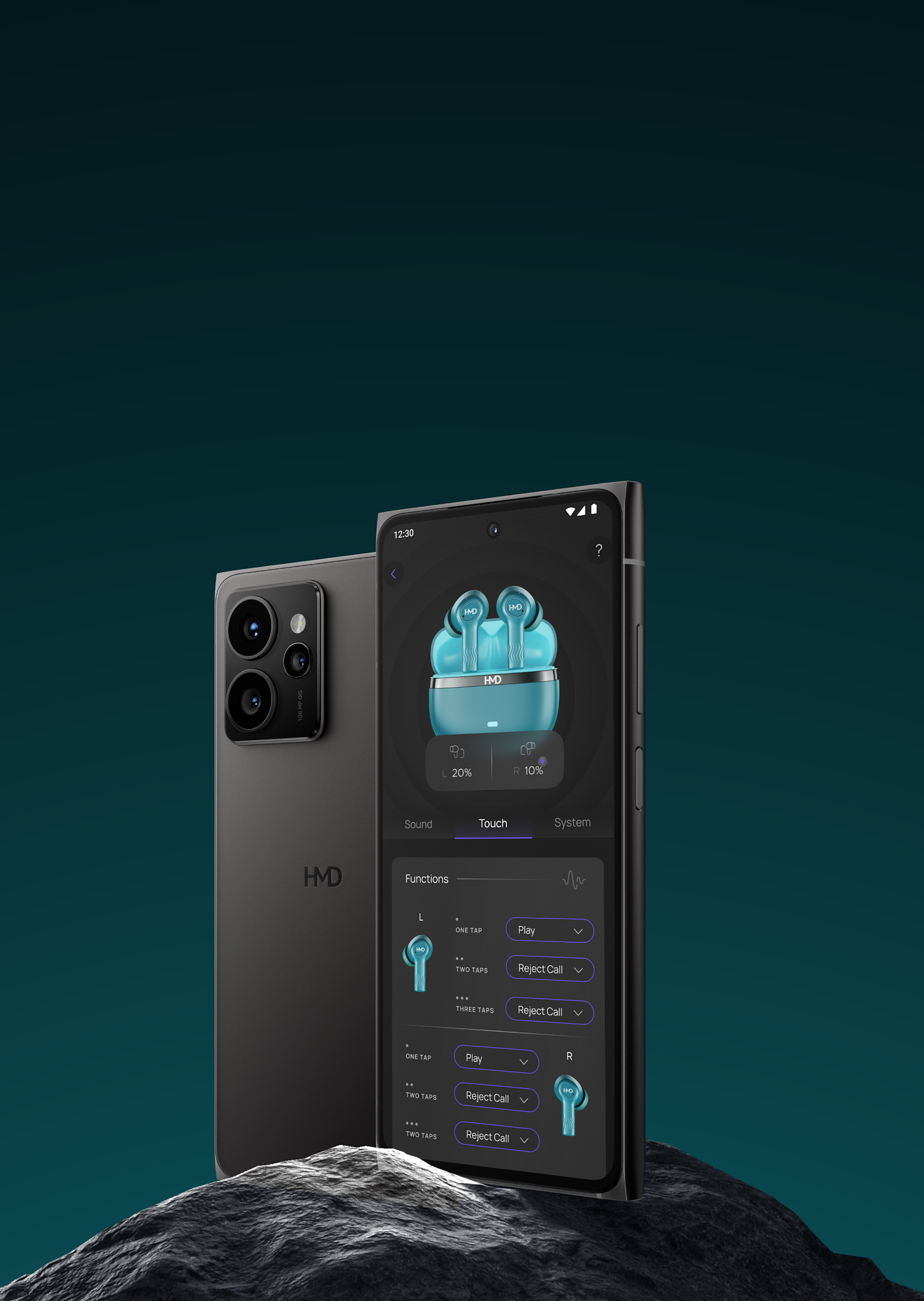 Control your experience with the HMD DUB Audio app