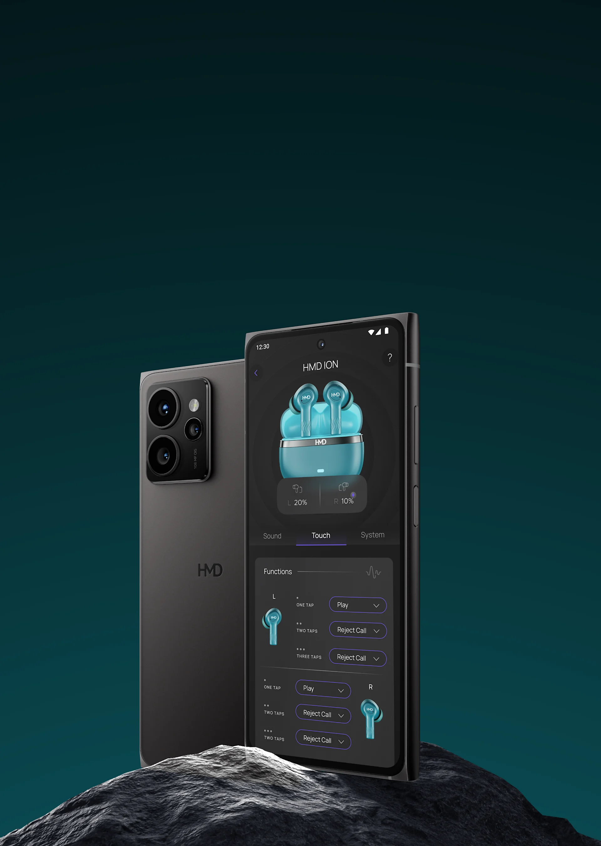 Control your experience with the HMD DUB Audio app