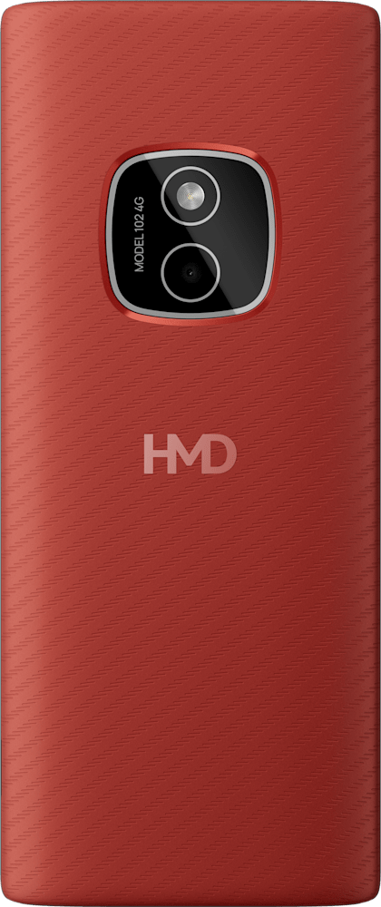 Red HMD 102 4G Dual Sim  from Back