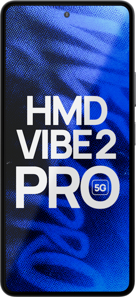 Aqua Green HMD Vibe2 Pro 5G from Front