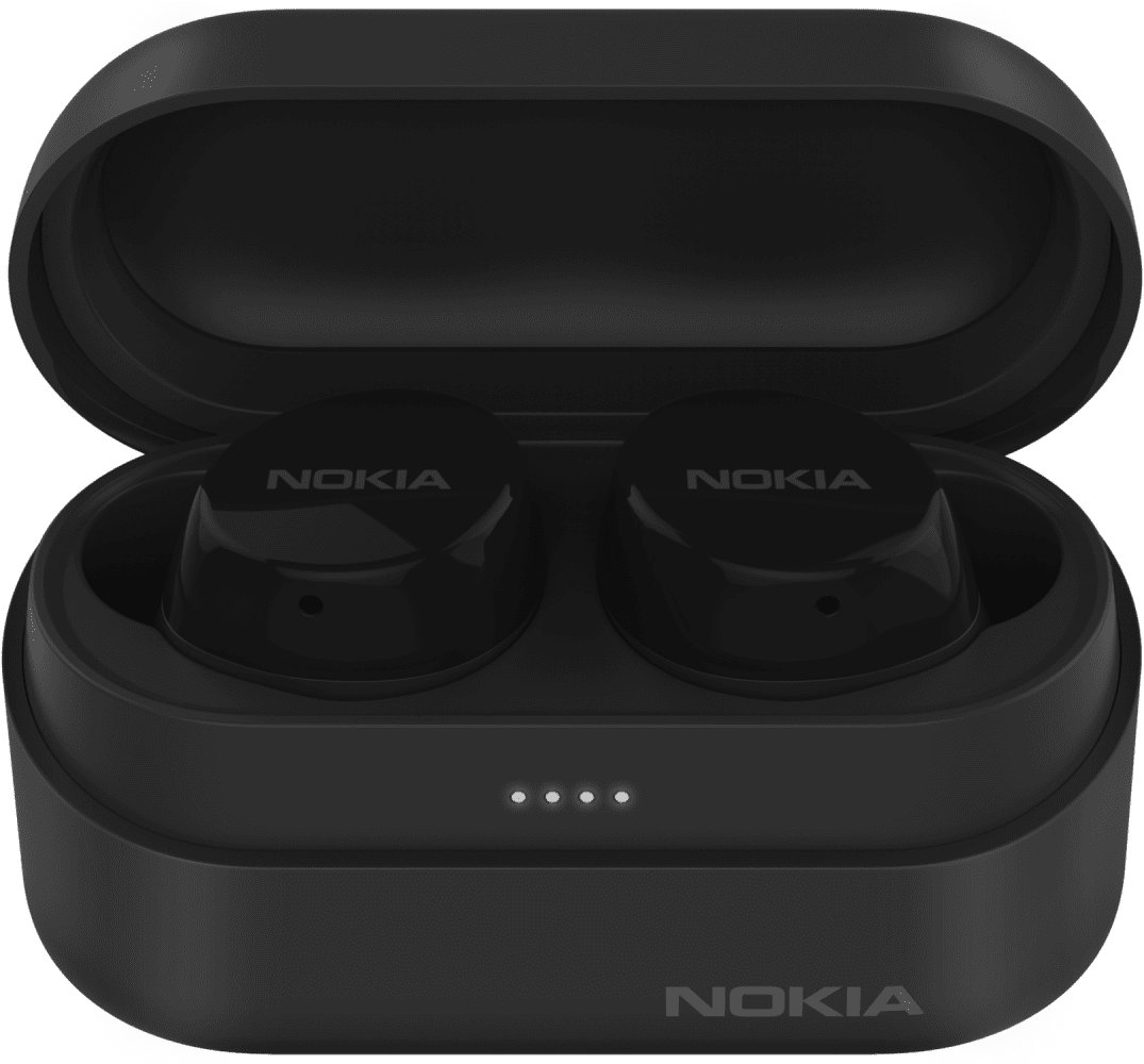 Enlarge Въглен (черен) Nokia Power Earbuds Lite from Front and Back