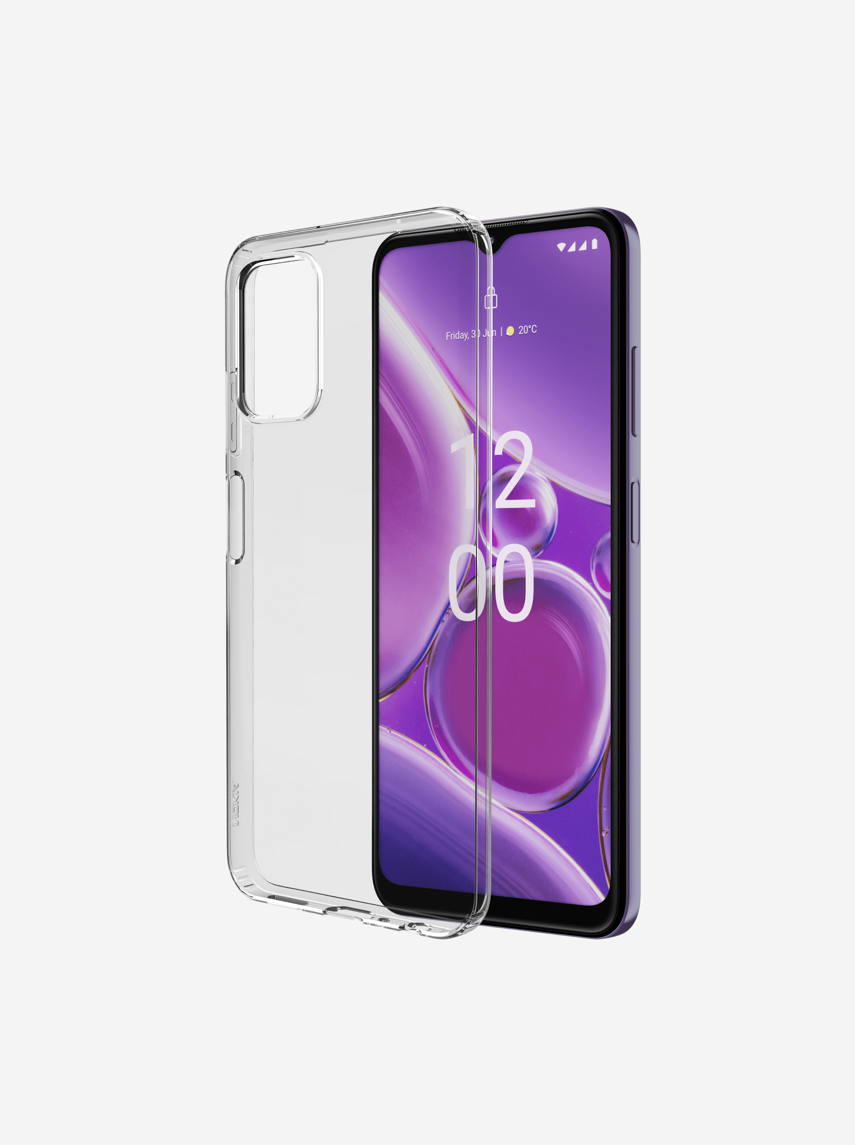 Sunrive Cover compatibile con Nokia G50 5G, Custodia Case in molle Trasparente silicone Morbida Flessibile Antigraffio protettiva back custodie(X fiore