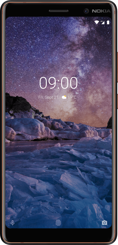 Enlarge Black Nokia 7 plus from Front