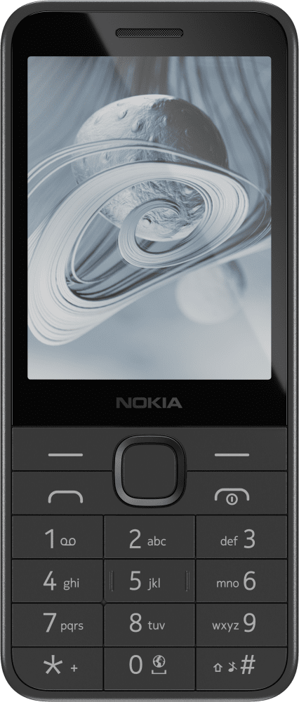 Enlarge 黑色 Nokia 220 4G (2024) from Front