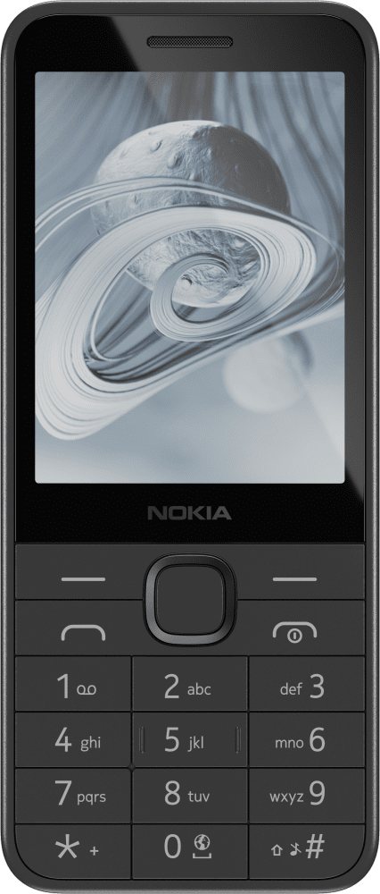 Enlarge 黑色 Nokia 215 4G (2024) from Front