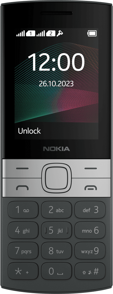 Powiększ: Czarny Nokia 150 (2023) od Przedni