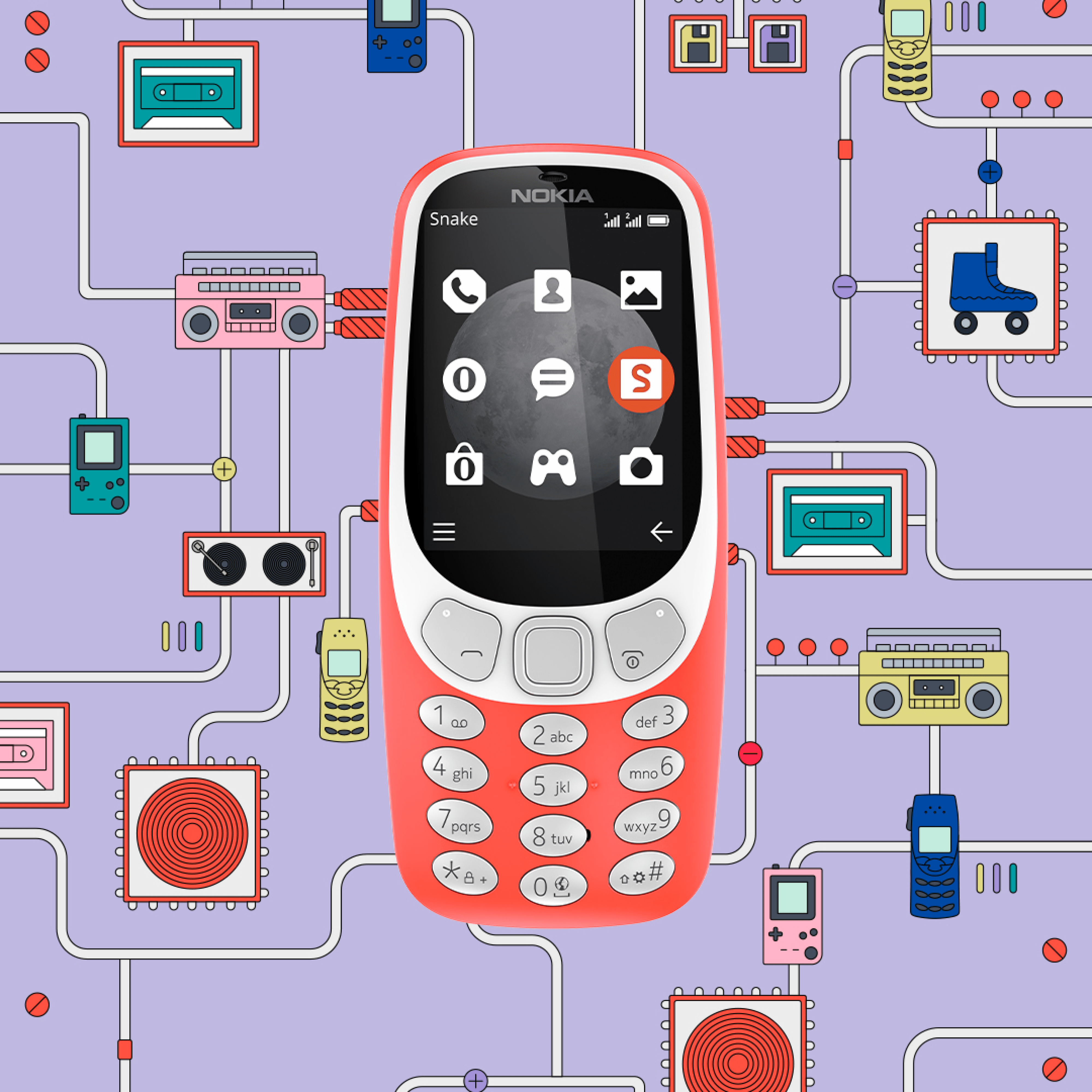 nokia retro phone