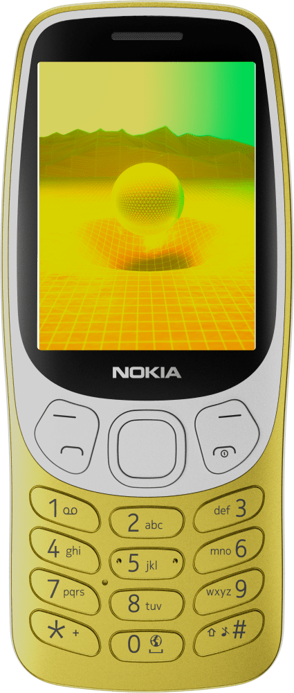 Enlarge Y2K Gold Nokia 3210 from Front