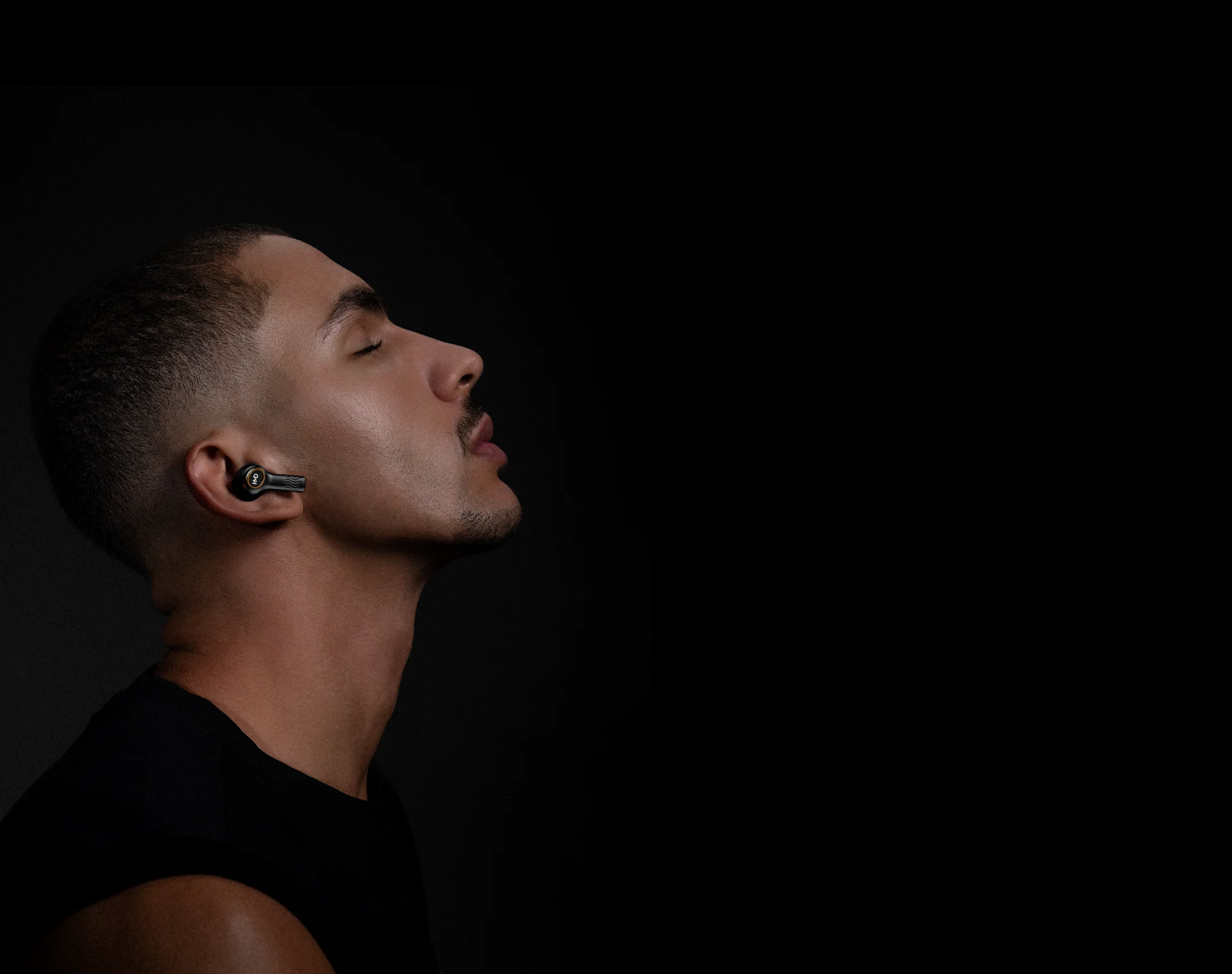 Listening with the HMD X50 wireless earbuds