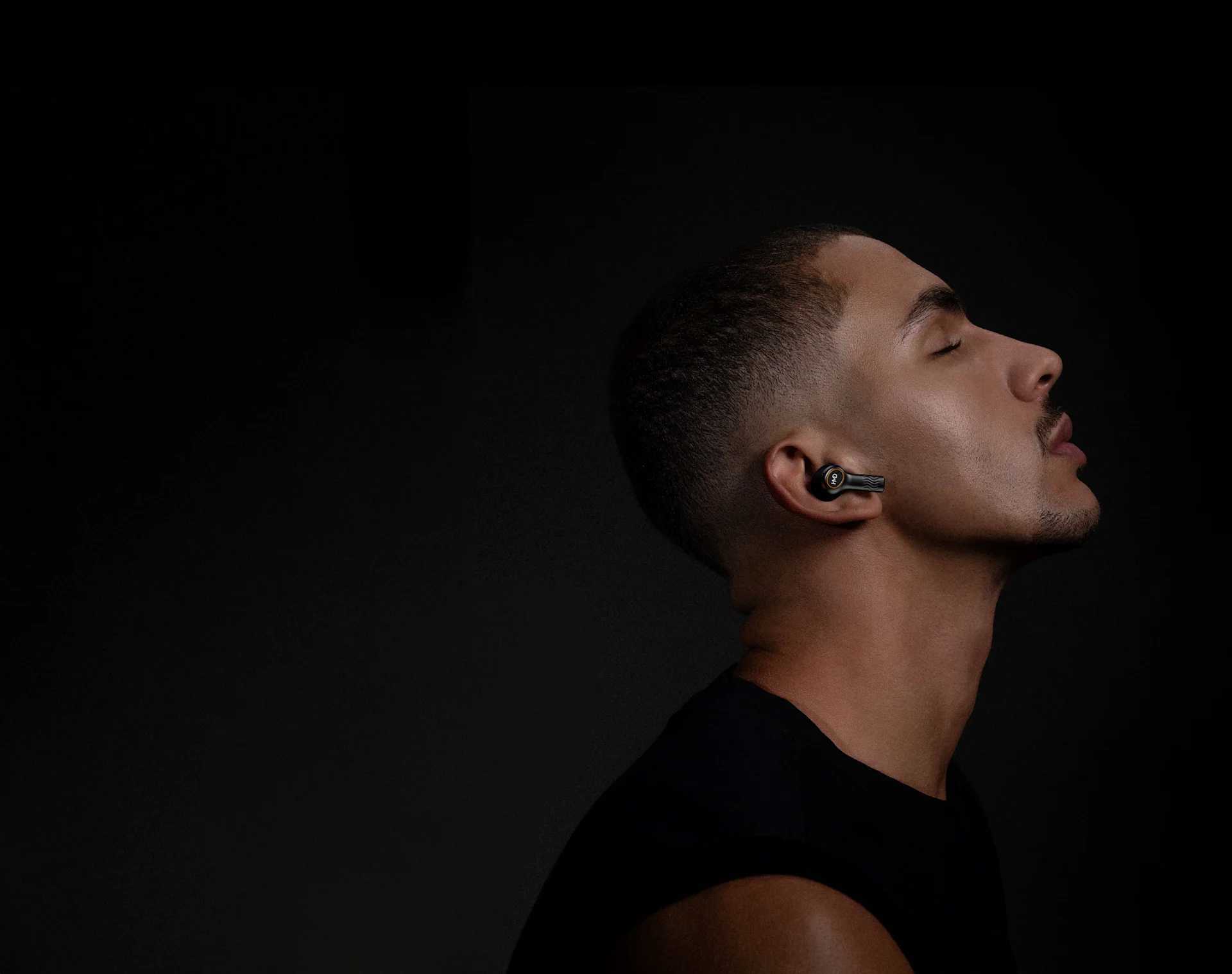 Listening with the HMD X50 wireless earbuds