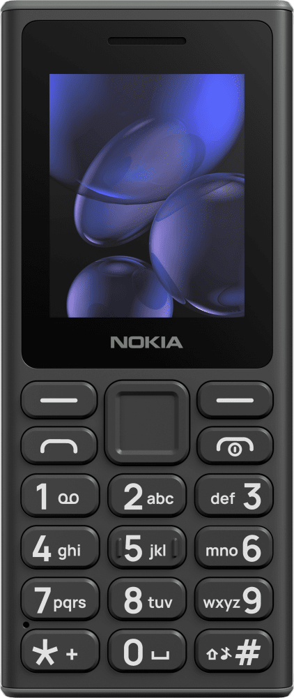 Enlarge Black Nokia 105 (2024) from Front