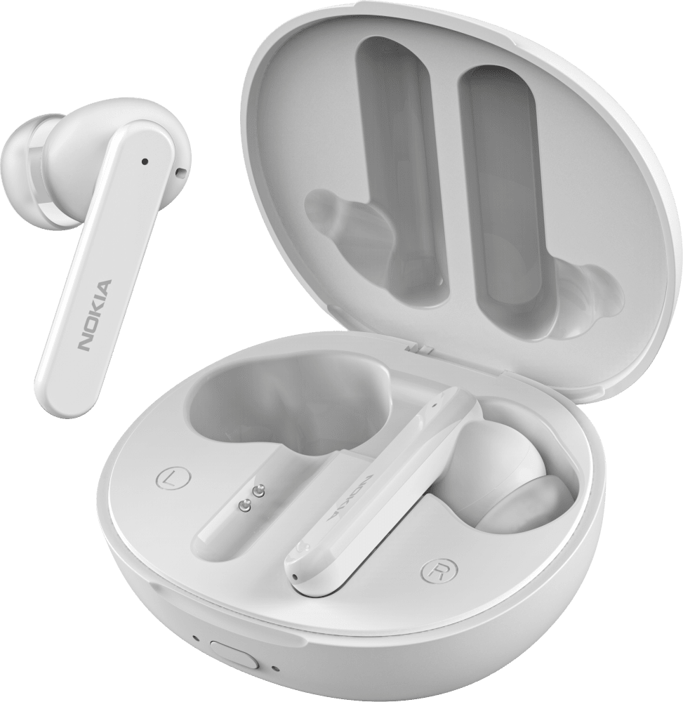 Enlarge Branco Nokia Clarity Earbuds+ from Front and Back