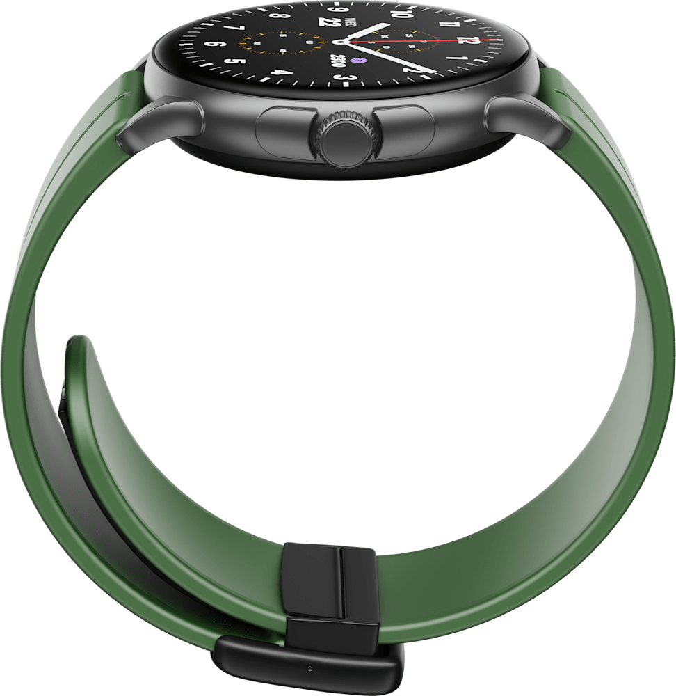 فضّي بسوار أخضر HMD WATCH X1 SMARTWATCH from 